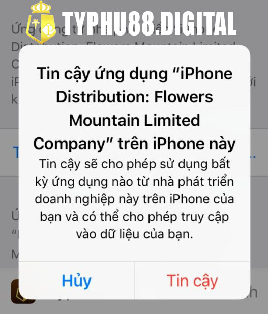 xác nhận tin cậy ứng dụng của nhà phát triển